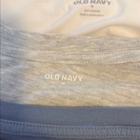 Old Navy Long Sleeve Tees - Blue, Gray, White - Picture 7 of 8